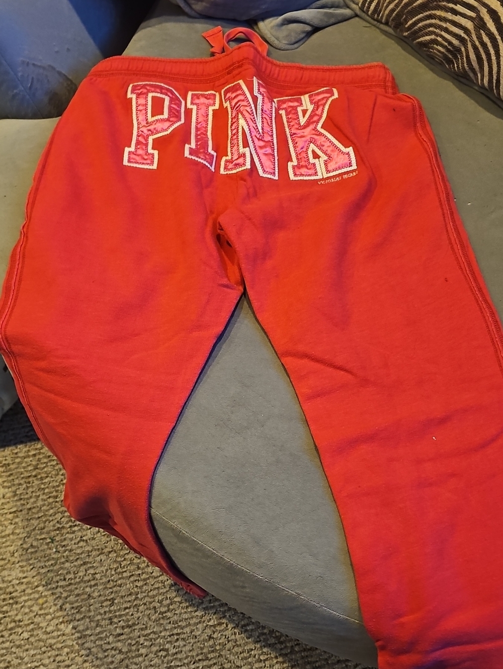 Y2K Victoria's Secret PINK Red Women's Sweatpants